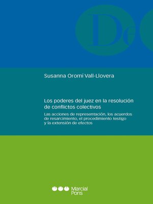 cover image of Los poderes del juez en la resolución de conflictos colectivos